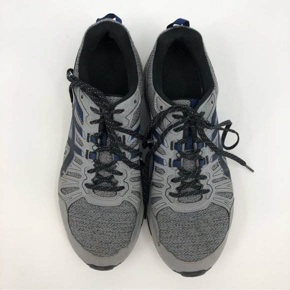 Asics Gray Black Athletic Sneakers | Breathable Comfort Non-Slip - Picture 2 of 9